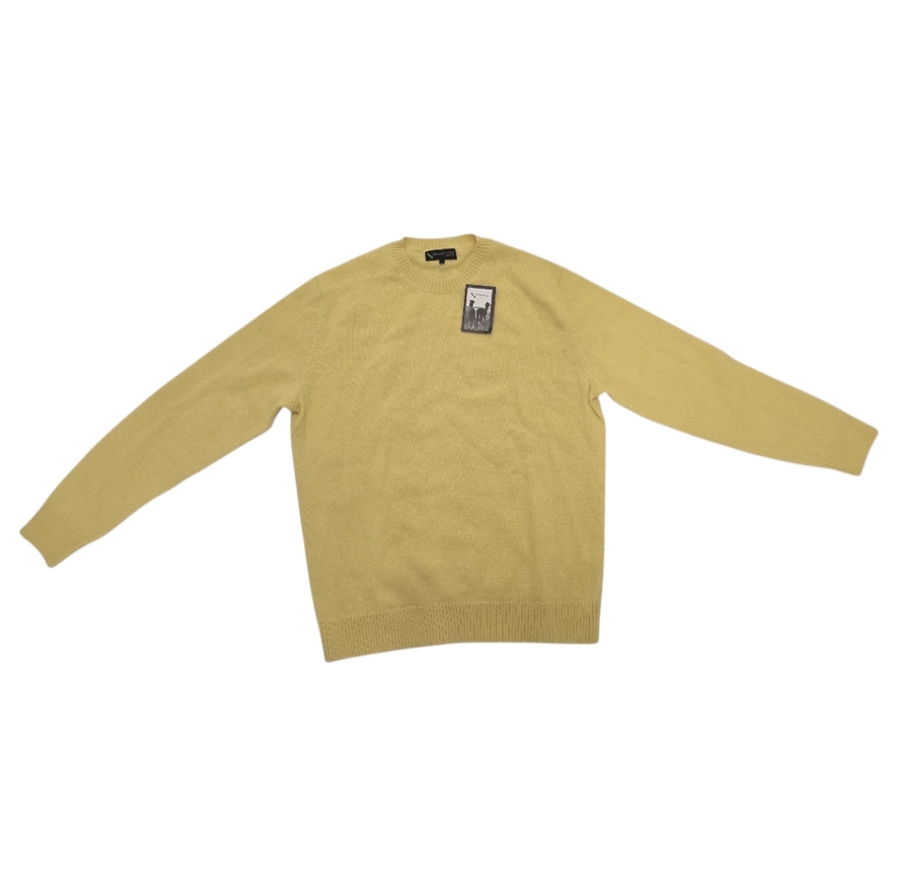100% Baby Alpaca Men's Sweater INCALPACA TPX MADE IN PERU‎ SZ LARGE